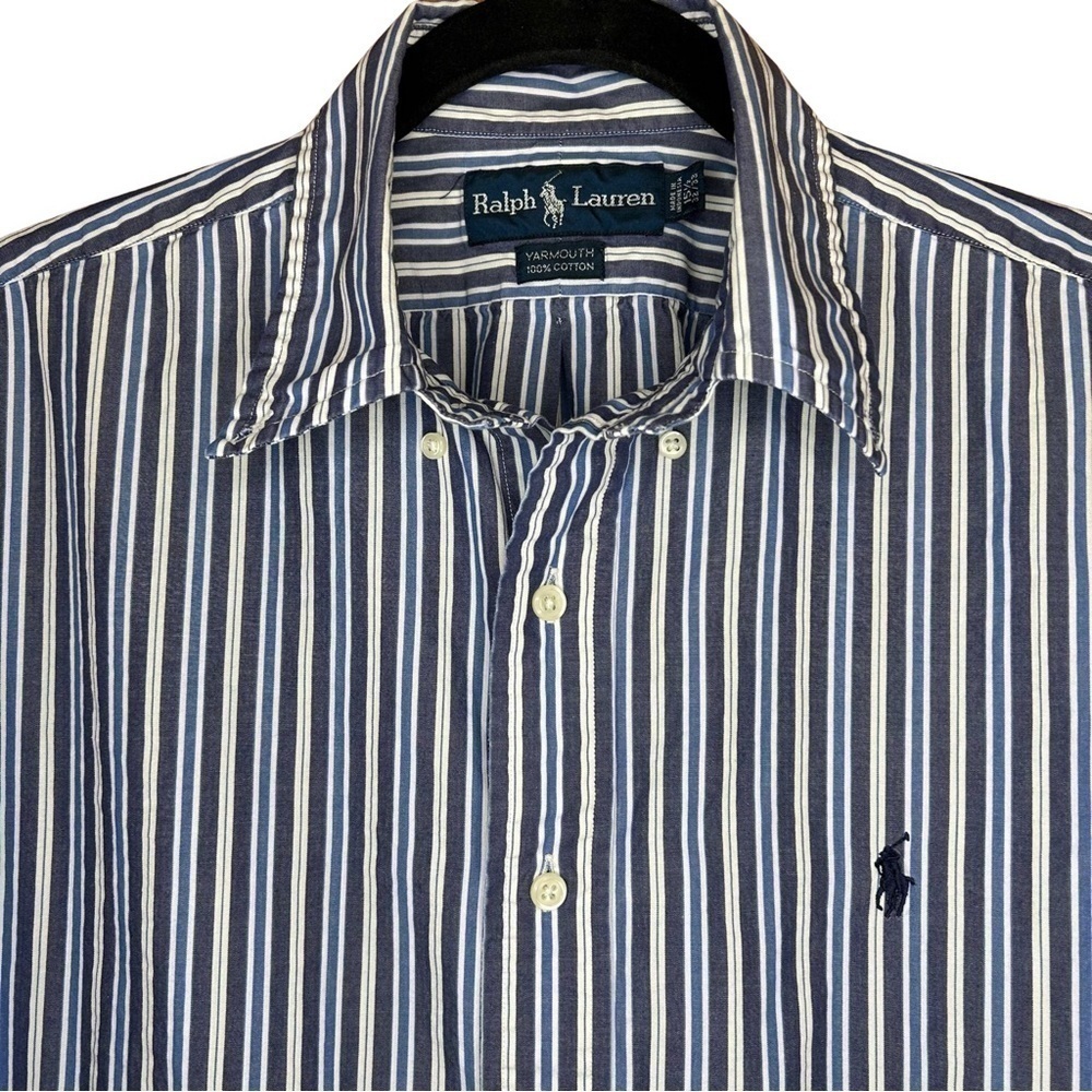 🌟 Ralph Lauren Yarmouth 100% Cotton Men’s Dress Shirt - Size 15 1/2, 32/33 🌟 - Picture 3 of 4